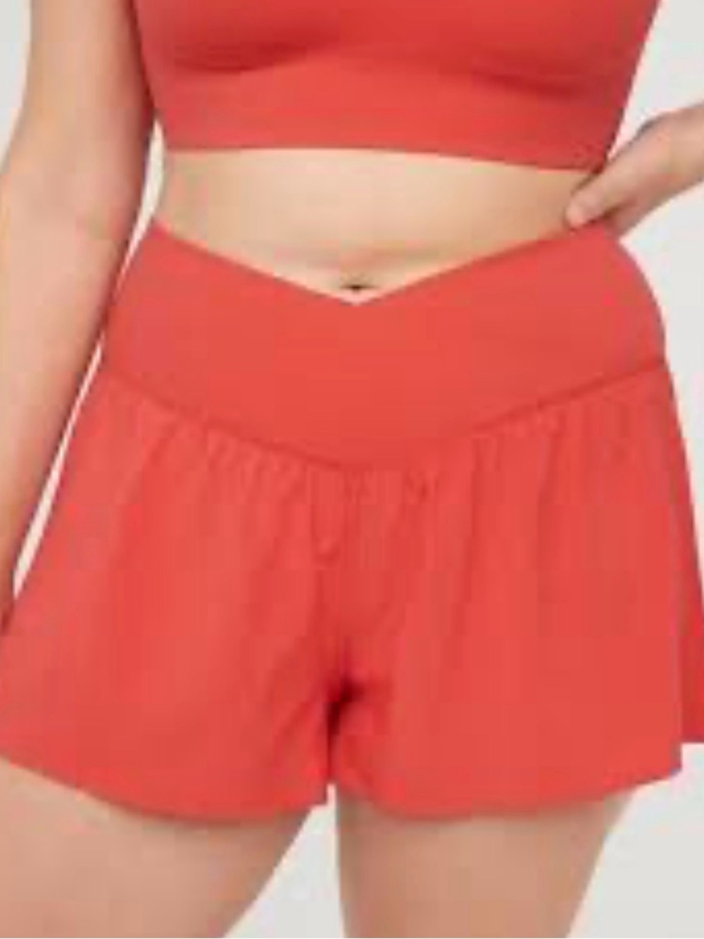 offline by aerie crossover flowy shorts size small
